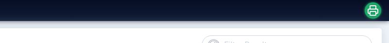 Header tray — the label-queue printer icon appears after you use Queue Barcode